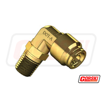 Push In Swivel Male Elbow 1/2 x 1/2 NPT Air Brake